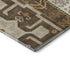 8' X 10' Brown Gray And Gold Southwestern Washable Area Rug With UV Protection
