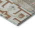 5' X 8' Ivory Copper And Teal Southwestern Washable Area Rug With UV Protection