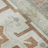 5' X 8' Ivory Copper And Teal Southwestern Washable Area Rug With UV Protection