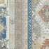 5' X 8' Ivory Copper And Teal Southwestern Washable Area Rug With UV Protection