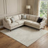 8' X 10' Beige And Ivory Geometric Washable Area Rug With UV Protection