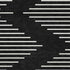 5' X 8' Black And Ivory Geometric Washable Area Rug With UV Protection