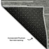 5' X 8' Charcoal And Silver Geometric Washable Area Rug With UV Protection