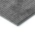 5' X 8' Charcoal And Silver Geometric Washable Area Rug With UV Protection