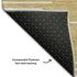 5' X 8' Gold And Ivory Geometric Washable Area Rug With UV Protection