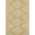 9' X 12' Gold And Ivory Geometric Washable Area Rug With UV Protection
