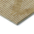 9' X 12' Gold And Ivory Geometric Washable Area Rug With UV Protection