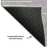 5' X 8' Lavender And Ivory Geometric Washable Area Rug With UV Protection