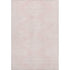 5' X 8' Pink And Ivory Geometric Washable Area Rug With UV Protection