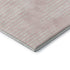 9' X 12' Pink And Ivory Geometric Washable Area Rug With UV Protection