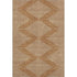 8' X 10' Rust And Beige Geometric Washable Area Rug With UV Protection