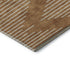 9' X 12' Rust And Beige Geometric Washable Area Rug With UV Protection