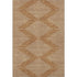9' X 12' Rust And Beige Geometric Washable Area Rug With UV Protection