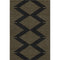 5' X 8' Black And Gold Geometric Washable Area Rug With UV Protection