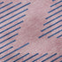 8' Pink And Navy Blue Geometric Washable Round Rug With UV Protection