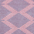 8' X 10' Pink And Navy Blue Geometric Washable Area Rug With UV Protection