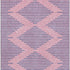8' X 10' Pink And Navy Blue Geometric Washable Area Rug With UV Protection