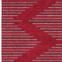 8' X 10' Red And Gray Geometric Washable Area Rug With UV Protection
