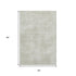 5' X 8' Beige And Taupe Abstract Washable Area Rug With UV Protection