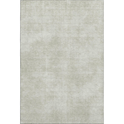 5' X 8' Beige And Taupe Abstract Washable Area Rug With UV Protection