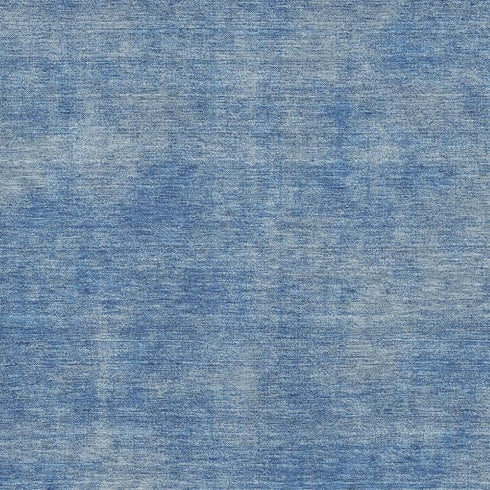 5' X 8' Blue And Gray Abstract Washable Area Rug With UV Protection