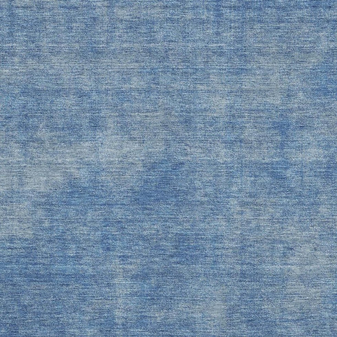 8' X 10' Blue And Gray Abstract Washable Area Rug With UV Protection