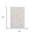 5' X 8' Ivory And Beige Abstract Washable Area Rug With UV Protection