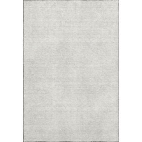 5' X 8' Ivory And Beige Abstract Washable Area Rug With UV Protection