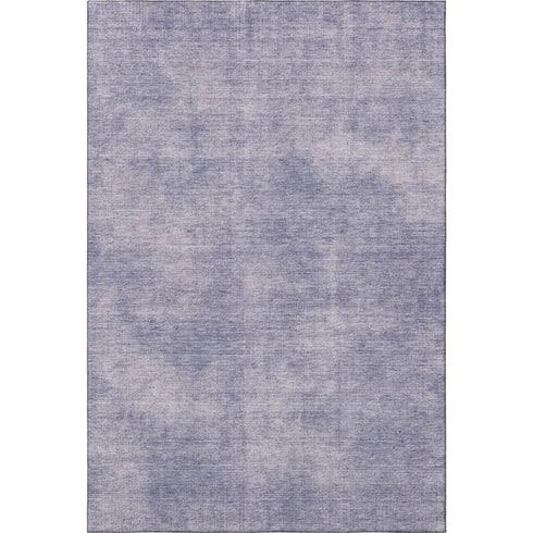9' X 12' Purple And Lavender Abstract Washable Area Rug With UV Protection