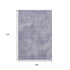 9' X 12' Purple And Lavender Abstract Washable Area Rug With UV Protection