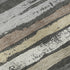 8' X 10' Charcoal Gray And Beige Striped Washable Area Rug With UV Protection