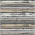 8' X 10' Charcoal Gray And Beige Striped Washable Area Rug With UV Protection