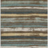 5' X 8' Brown Gold And Ivory Striped Washable Area Rug With UV Protection