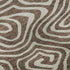 5' X 8' Brown And Beige Abstract Washable Area Rug With UV Protection