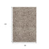 8' X 10' Brown And Beige Abstract Washable Area Rug With UV Protection