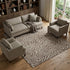 8' X 10' Brown And Beige Abstract Washable Area Rug With UV Protection