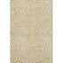 8' X 10' Gold And Ivory Abstract Washable Area Rug With UV Protection
