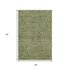 5' X 8' Olive Green And Beige Abstract Washable Area Rug With UV Protection