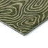 5' X 8' Olive Green And Beige Abstract Washable Area Rug With UV Protection