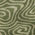 5' X 8' Olive Green And Beige Abstract Washable Area Rug With UV Protection