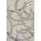 5' X 8' Beige Taupe And Gray Abstract Washable Area Rug With UV Protection
