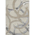 5' X 8' Beige Taupe And Gray Abstract Washable Area Rug With UV Protection