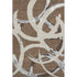 5' X 8' Brown Beige And Gray Abstract Washable Area Rug With UV Protection