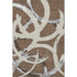 5' X 8' Brown Beige And Gray Abstract Washable Area Rug With UV Protection