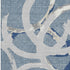 5' X 8' Denim Blue Gray And Ivory Abstract Washable Area Rug With UV Protection