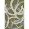 5' X 8' Olive Green Gray And Beige Abstract Washable Area Rug With UV Protection