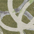 5' X 8' Olive Green Gray And Beige Abstract Washable Area Rug With UV Protection