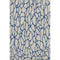 8' X 10' Beige And Navy Blue Geometric Washable Area Rug With UV Protection