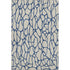 8' X 10' Beige And Navy Blue Geometric Washable Area Rug With UV Protection