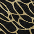 5' X 8' Black And Gold Geometric Washable Area Rug With UV Protection